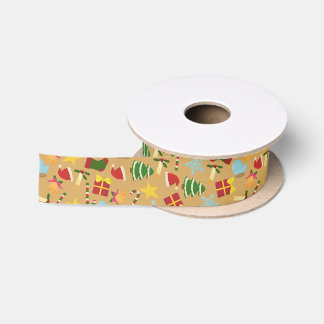 Ruban En Satin Warm Cozy Christmas Ribbon