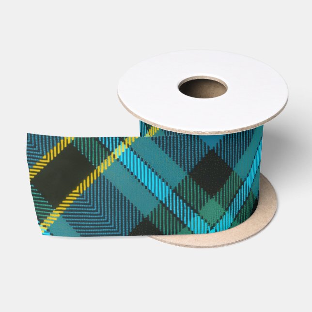 Ruban En Satin Weir Tartan (Bobine)