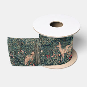 Ruban En Satin William Morris Faune sauvage Fox
