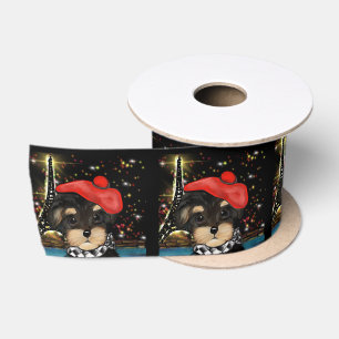RUBAN EN SATIN YORKIE POO À PARIS