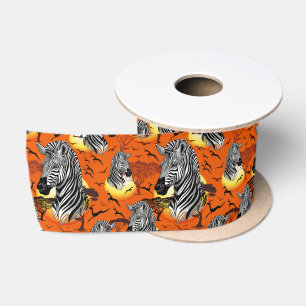 Ruban En Satin Zebra African Savanna Wild Animal