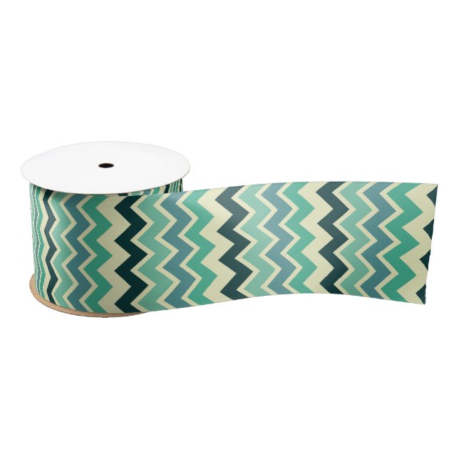 RUBAN EN SATIN ZIG ZAG (Bobine)