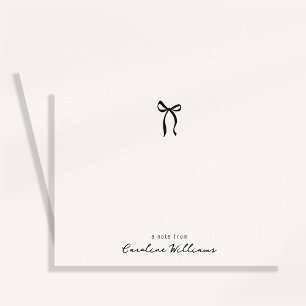 Ruban fantaisiste simple, une carte sous forme de 