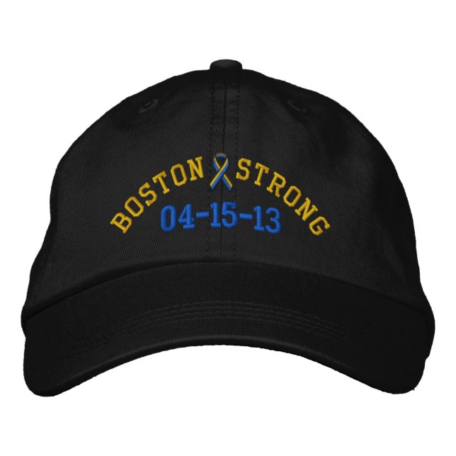 Ruban fort de Boston 04-15-13 Casquette de broderi (Devant)