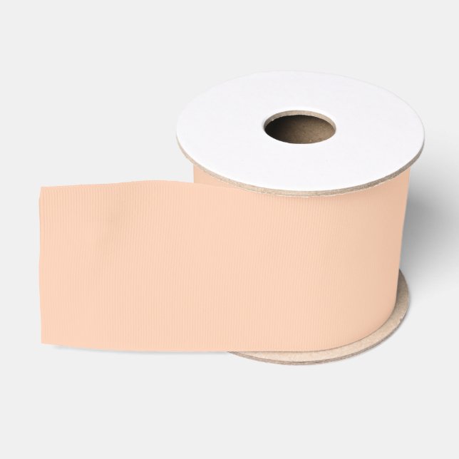 Ruban Gros-grain abricot couleur (Bobine)