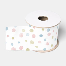 Ruban Gros-grain Andie Confetti Aquarelle Points Ruban