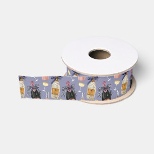 Ruban Gros-grain Aquarelle Champagne français