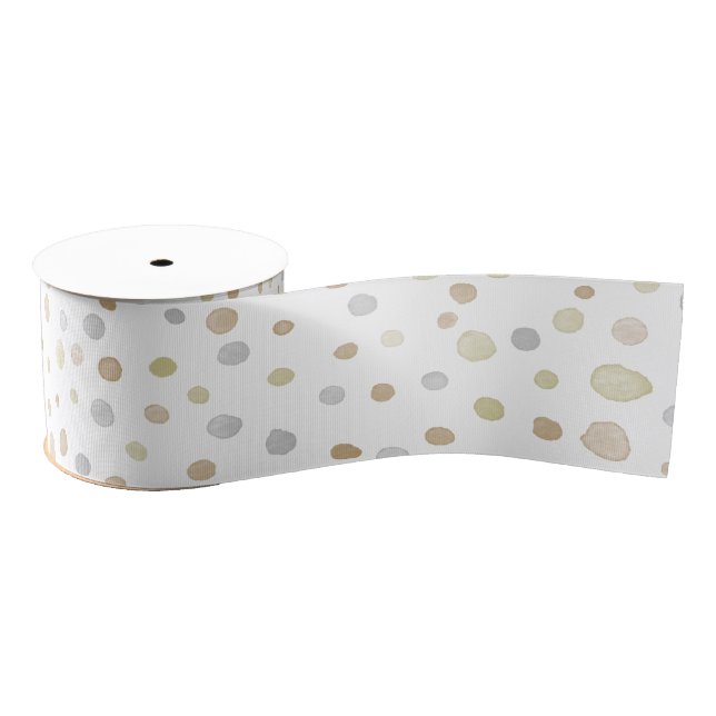 Ruban Gros-grain Aquarelle Hattie Confetti Points Ruban (Bobine)