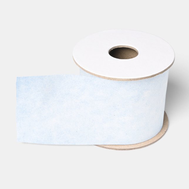 Ruban Gros-grain Aquarelle moderne nuages bleus (Bobine)