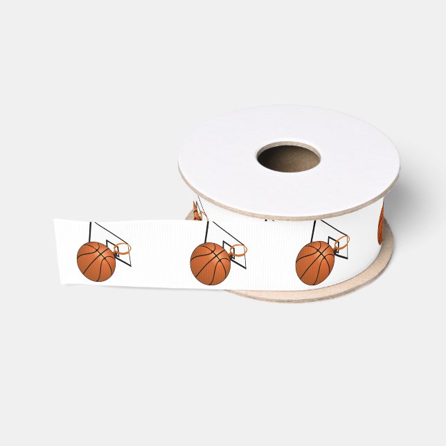 Ruban Gros-grain Basket-ball et cerceau (Bobine)