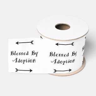 Ruban Gros-grain Béni par adoption - accueil