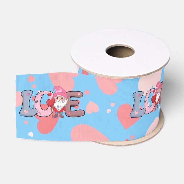 Ruban Gros-grain Big Love valentines cadeau de jour Enveloppement (Bobine)