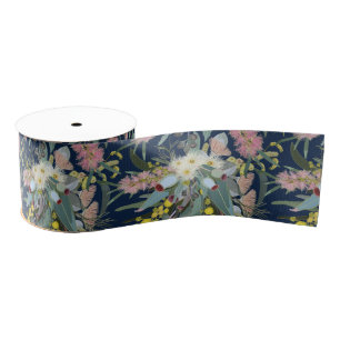 Ruban Gros-grain Bleu royal de Bush