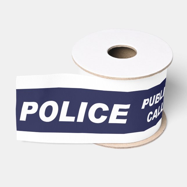 Ruban Gros-grain Boîte téléphonique publique de police (Bobine)