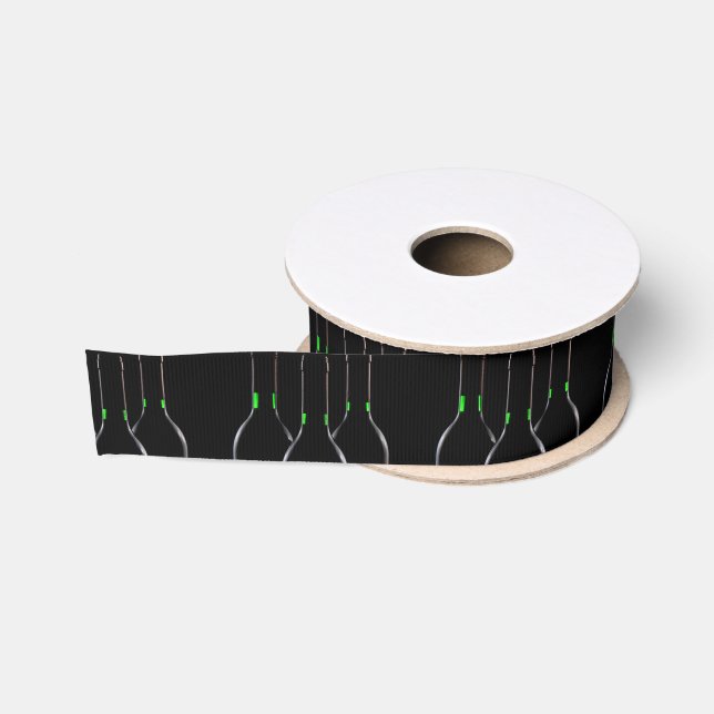 Ruban Gros-grain Bouteilles de vin Ruban noir Grosgrain (Bobine)