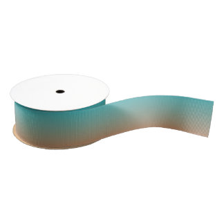 Ruban Gros-grain Brown et bleu ombre