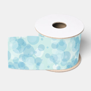 Ruban Gros-grain Bulles bleues