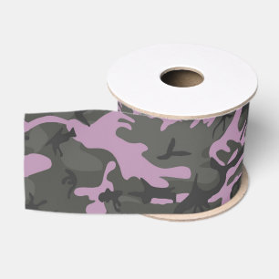 Ruban Gros-grain Camo rose