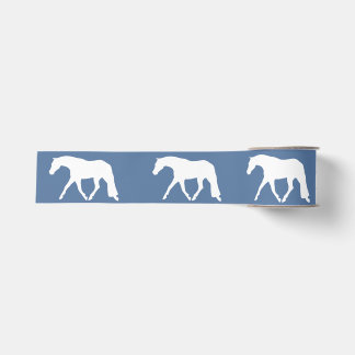 Ruban Gros-grain Chasseur Horse Show Ribbon Chevaux blancs