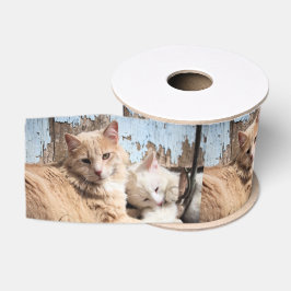 Ruban Gros-grain Chats