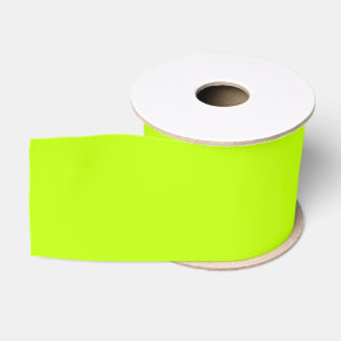 Ruban Gros-grain Chaux amères (couleur solide)