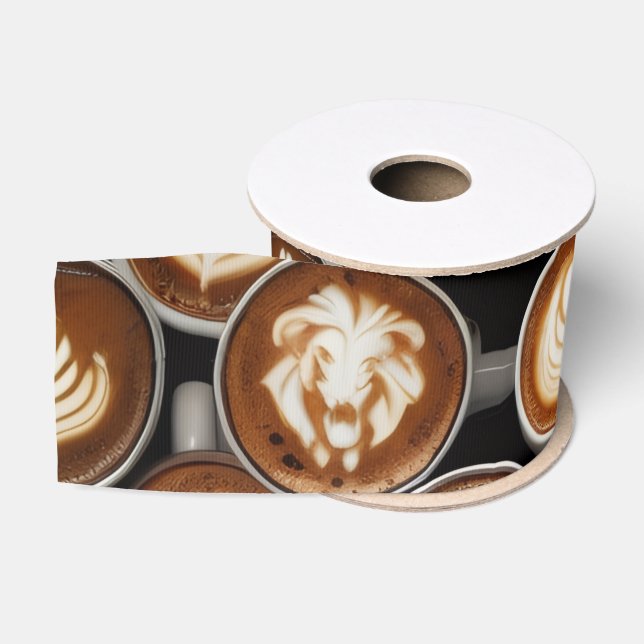 Ruban Gros-grain  Coffee Cup Ribbon (Bobine)