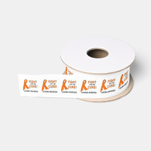 Ruban Gros-grain Combat de leucémie pour le traitement 1,5"