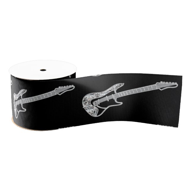 Ruban Gros-grain Conception de ruban de guitare de diamant (Bobine)