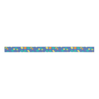Ruban Gros-grain Cool Tone checkerboard Kid's  