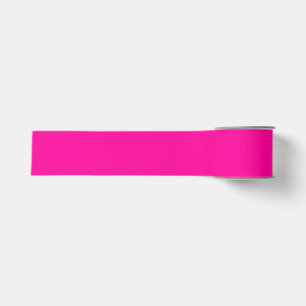 Ruban Gros-grain Couleur solide rose néon
