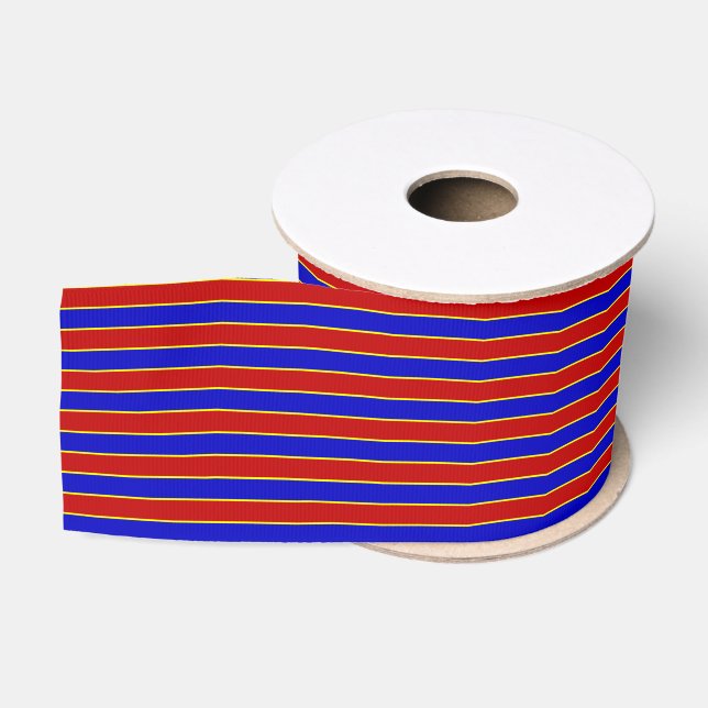 Ruban Gros-grain Couleurs primaires STRIPES 03-Ruban Grosgrain (Bobine)