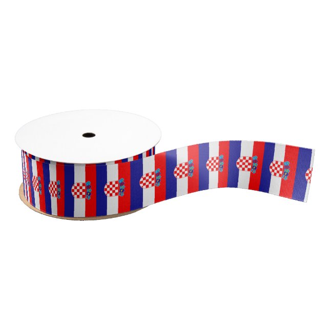 Ruban Gros-grain Croatie (Bobine)
