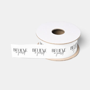 Ruban Gros-grain Croyez En Vous-Même Ruban 