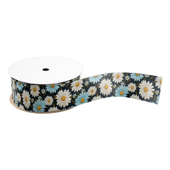 Ruban Gros-grain Daisies Ruban Grosgrain (Bobine)