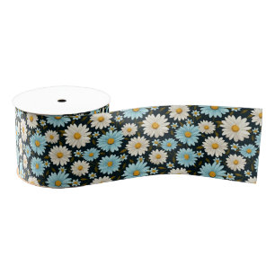 Ruban Gros-grain Daisies Ruban Grosgrain