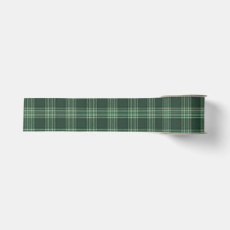 Ruban Gros-grain Dark Red Tartan Plaid