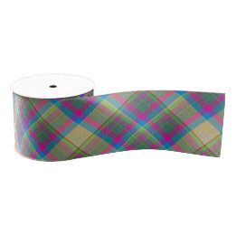 Ruban Gros-grain  Decorative Plaid