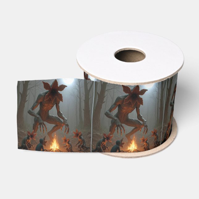 Ruban Gros-grain Demogorgon Creatures Around a Campfire (Bobine)
