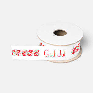Ruban Gros-grain Dieu que Jul se sème en rouge.