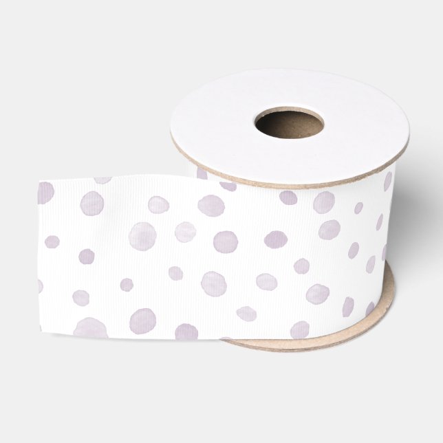 Ruban Gros-grain Dots d'aquarelle Confetti de poussière Ruban (Bobine)
