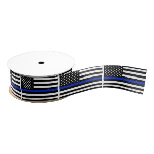 Ruban Gros-grain Drapeau américain style police