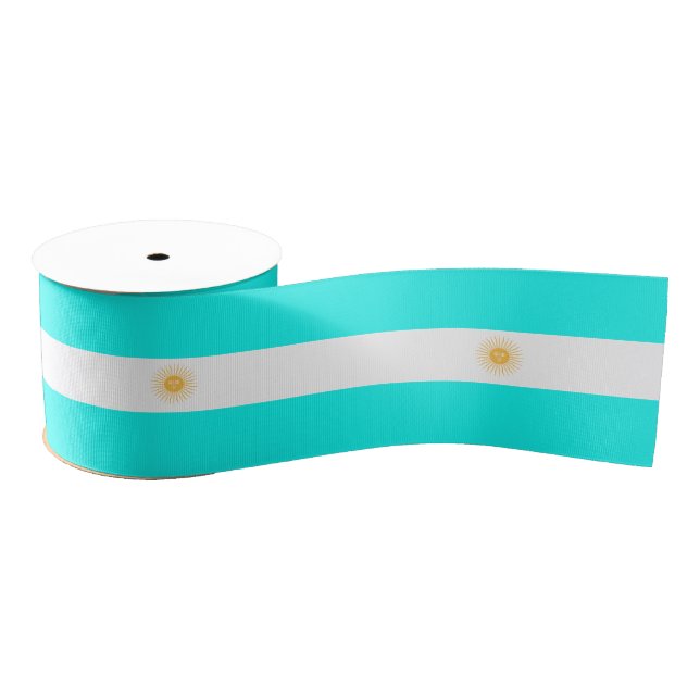 Ruban Gros-grain Drapeau argentin (Bobine)