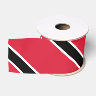 Ruban Gros-grain Drapeau du Trinidad et du Tobago