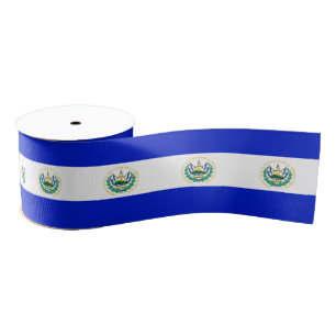 Ruban Gros-grain Drapeau El Salvador
