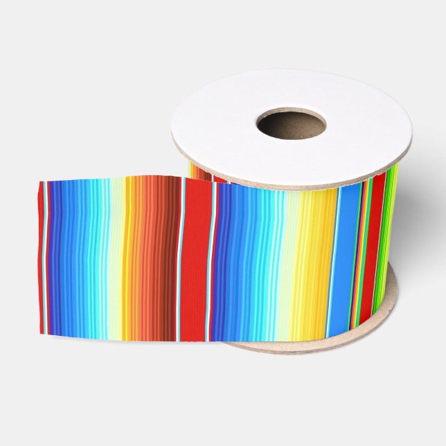 Ruban Gros-grain Espagnol traditionnel couvrant mexicain vibrant (Bobine)