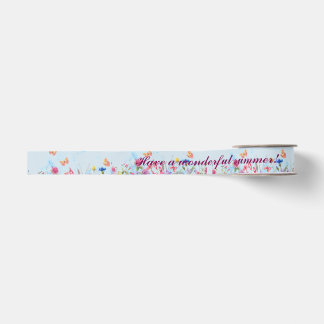 Ruban Gros-grain Été Ruban à papillon floral