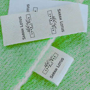 Ruban Gros-grain Étiquettes de vêtements personnalisées faites à la