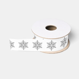 Ruban Gros-grain Faux Parties scintillant d'argent