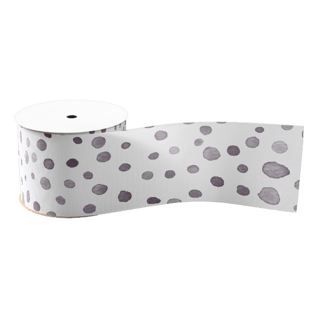 Ruban Gros-grain Fig Confetti Aquarelle Points Ruban (Bobine)