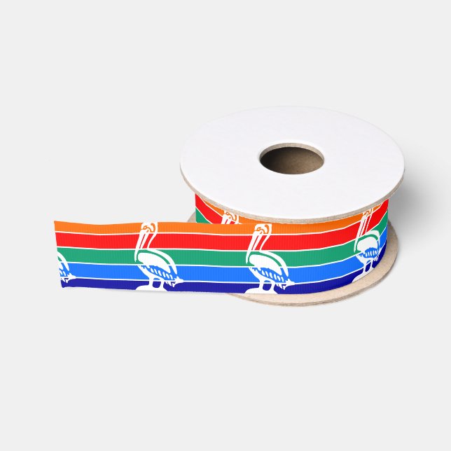 Ruban Gros-grain Flag of St. Petersburg, Florida (Bobine)